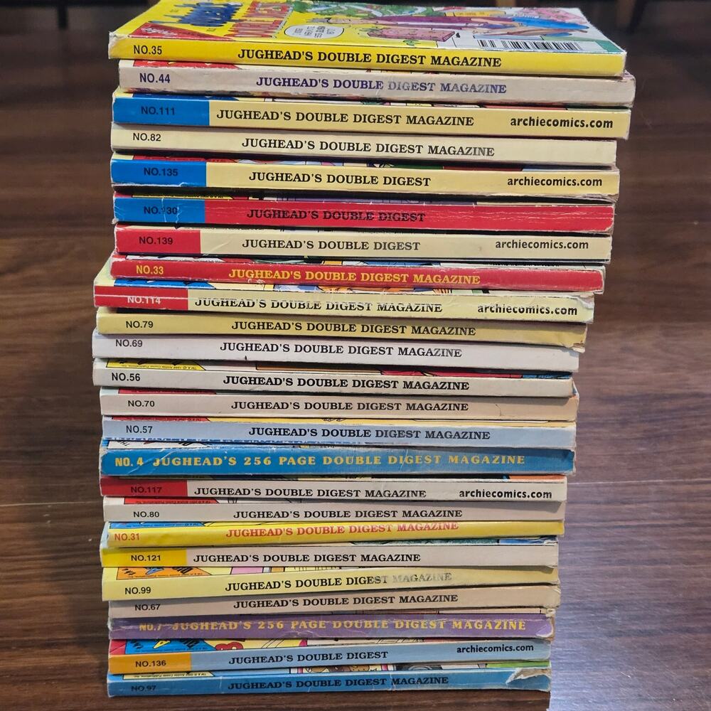 Vintage Jughead Archie Comic Digest Lot - 24 Books 90s Retro Reading Bundle - Picture 6 of 6